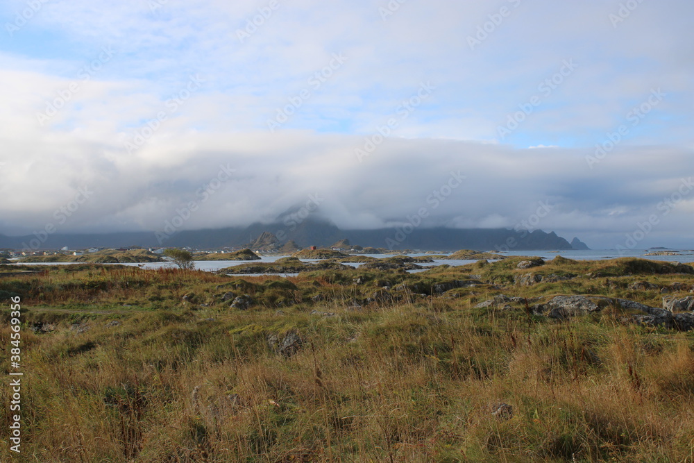 The beautiful coast in Northern Norway