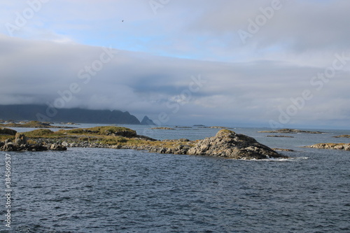 The beautiful coast in Northern Norway