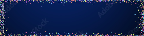 Festive ravishing confetti. Celebration stars. Col