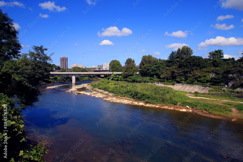 仙台市を流れる広瀬川 仙台市を流れる広瀬川