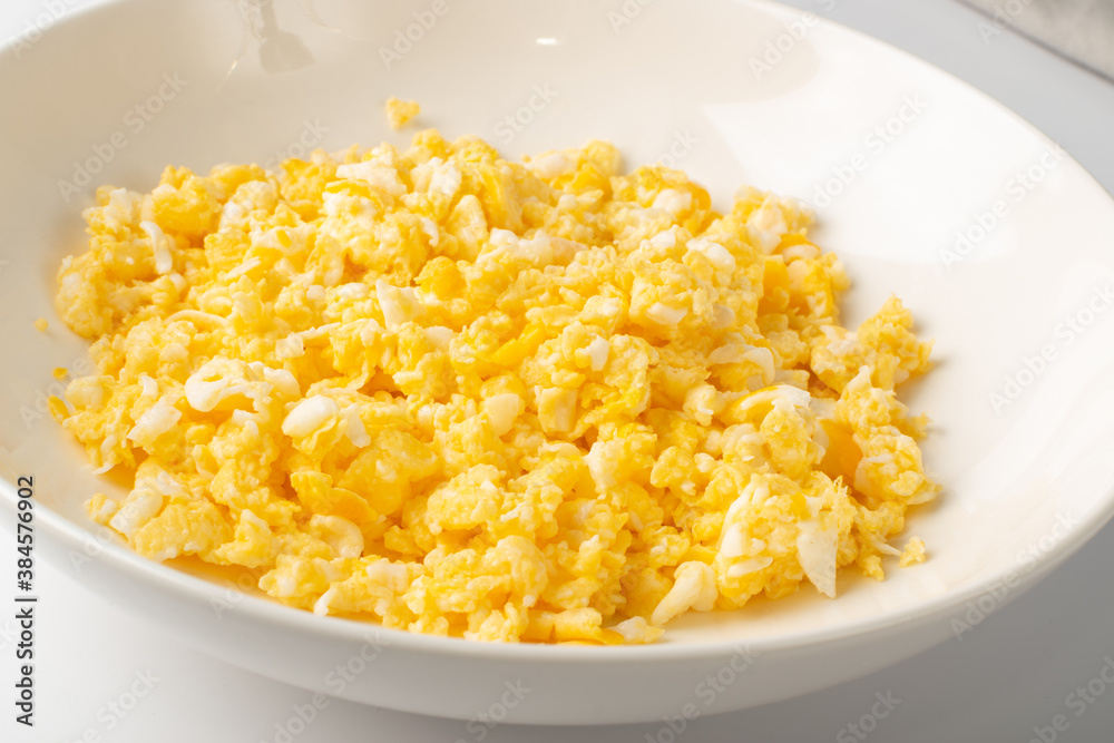 Macro Photo Scrambled Eggs, Omelet, Omelette, Omlet Macro Photo Scrambled Eggs, Omelet, Omelette, Omlet