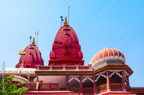 Shri Digambar Jain Lal Mandir is the oldest Jain temple in New Delhi city in India photo