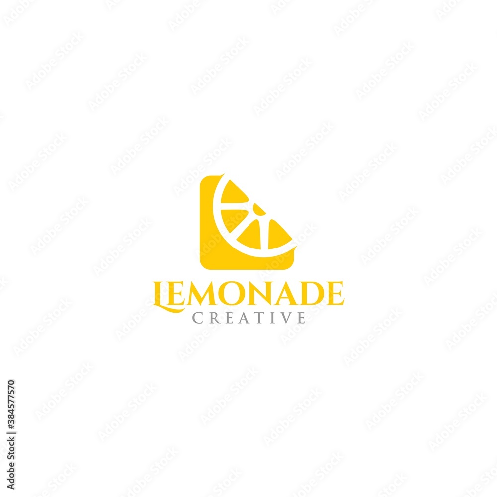 Lemonade Creative Logo Design Vector Lemonade Creative Logo Design Vector
