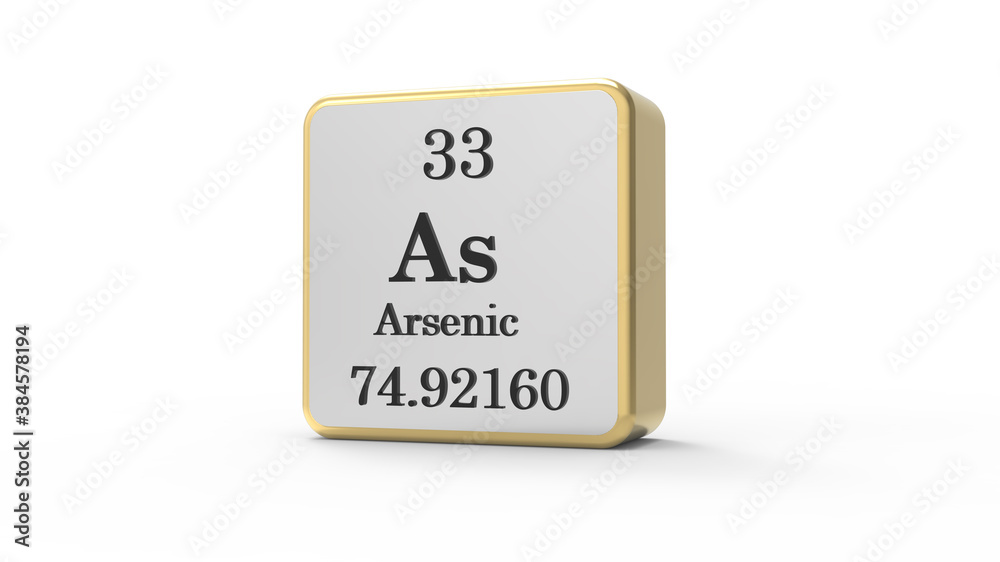 3d Arsenic Element Sign. Stock image. 3d Arsenic Element Sign. Stock image.