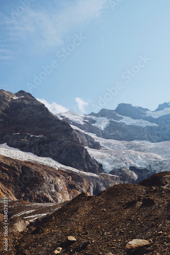 melting glacier on top of a mountain. © Solvita Zacha