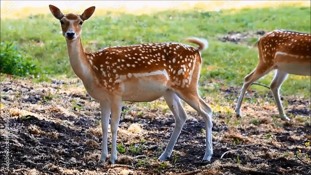 fallow deer in a wildlife park
fallow deer in a wildlife park
