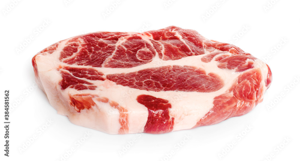 Fresh beef isolated on white background Fresh beef isolated on white background