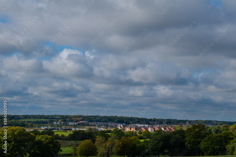 Clouds over Wivenhoe, Essex, UK