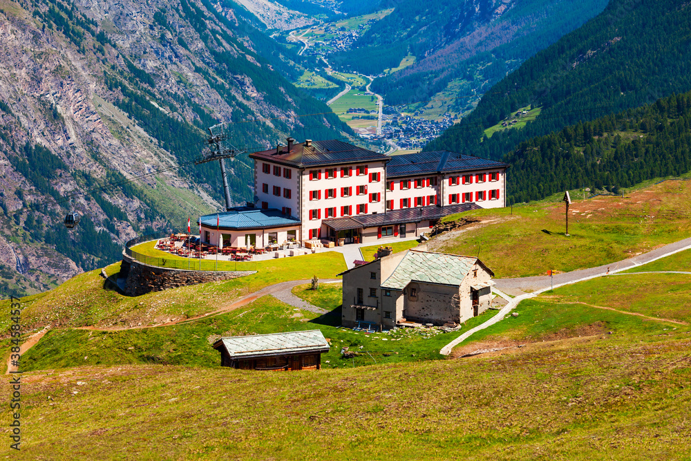 Cable car station near Zermatt