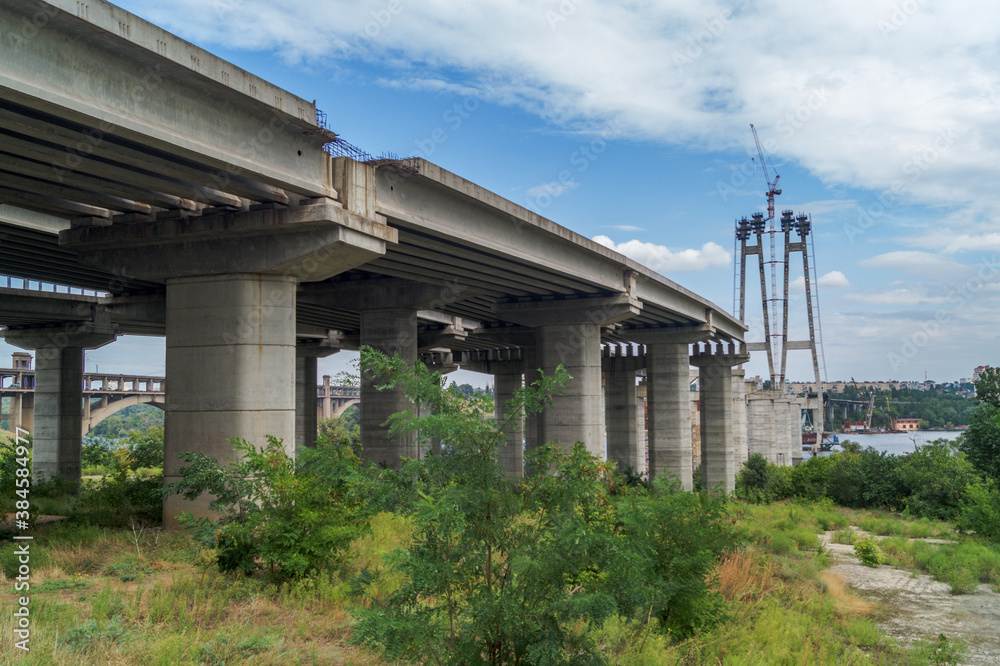 bridge, building