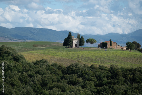 colline in val d'orcia toscana