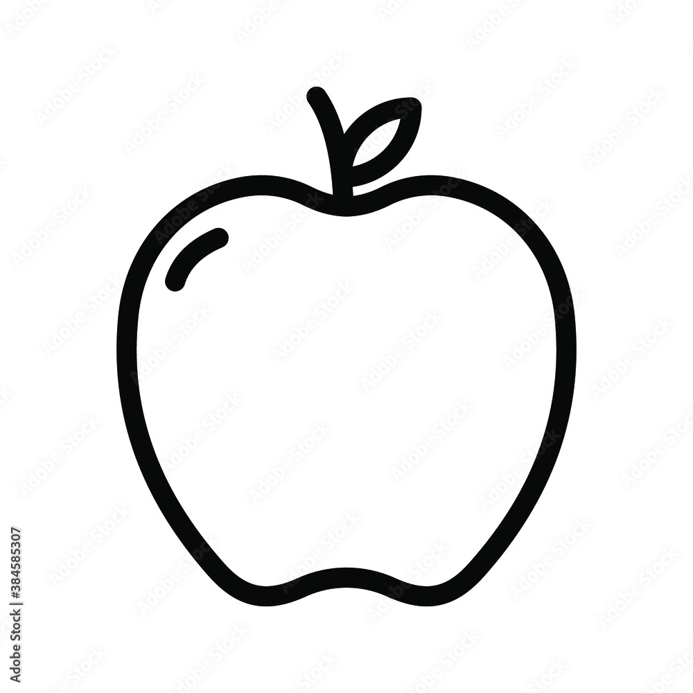 apple Icon. In Trendy Design Vector. vector illustration apple Icon. In Trendy Design Vector. vector illustration