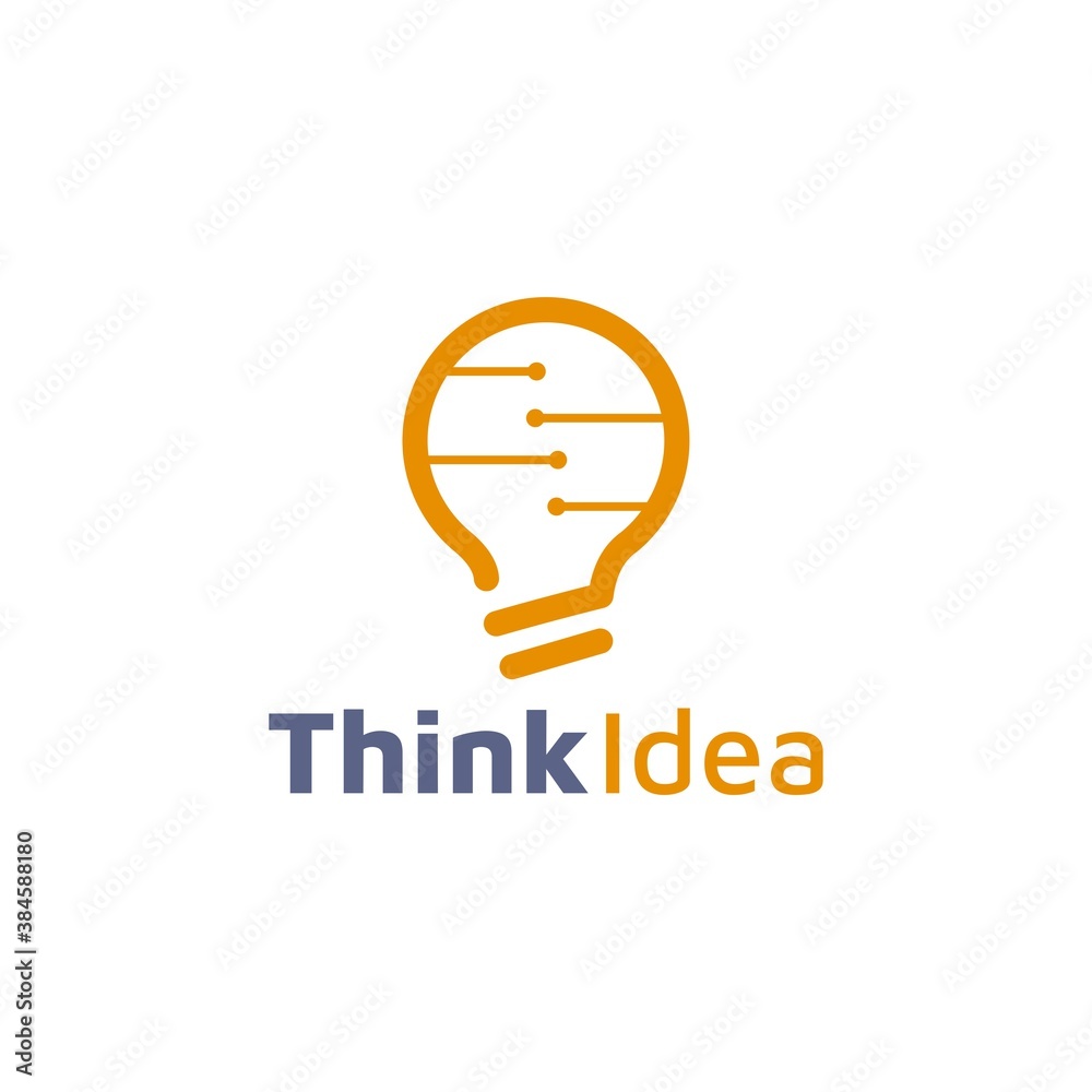 Lightbulb logo template. Lightbulb icon. Abstract lightbulb logo. Business logo template. Vector illustration Lightbulb logo template. Lightbulb icon. Abstract lightbulb logo. Business logo template. Vector illustration
