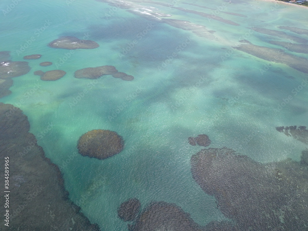 Fototapeta premium Drone Beach reef view ( not edited )