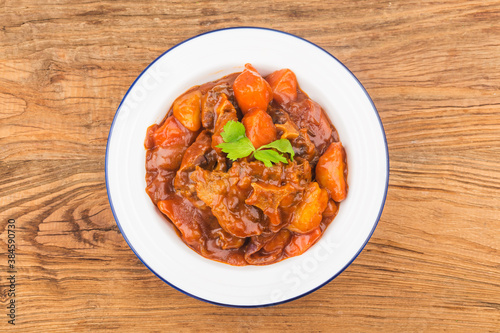 Stewed Beef Tail with Carrots and Potatoes