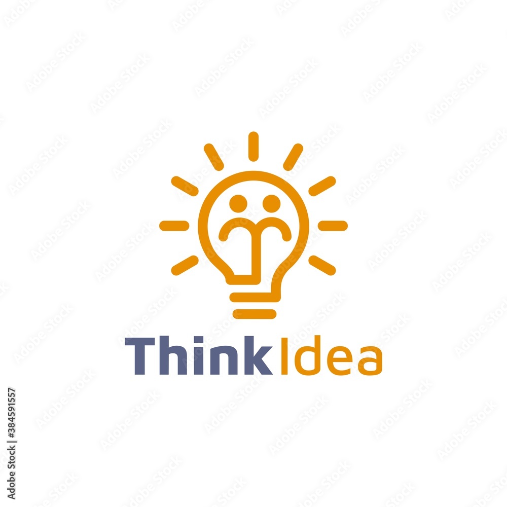 Lightbulb logo template. Lightbulb icon. Abstract lightbulb logo. Business logo template. Vector illustration Lightbulb logo template. Lightbulb icon. Abstract lightbulb logo. Business logo template. Vector illustration