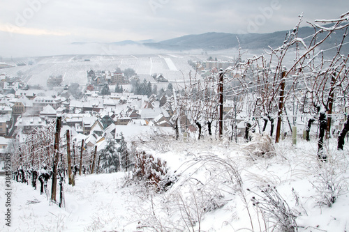 Neige en Alsace