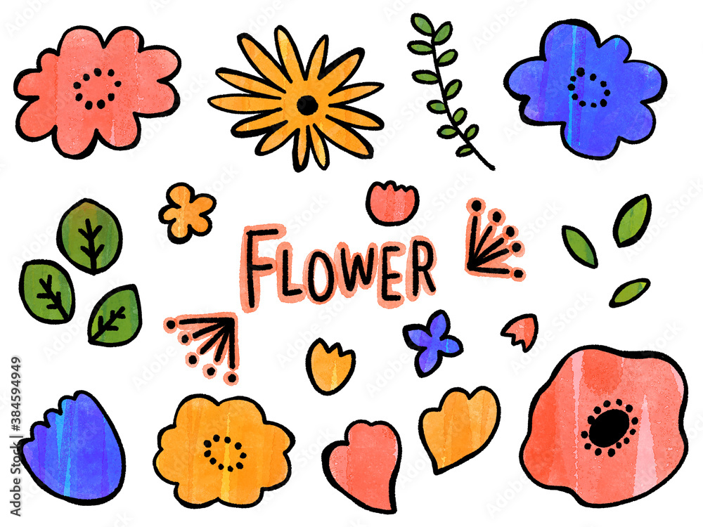 花のイラストセット