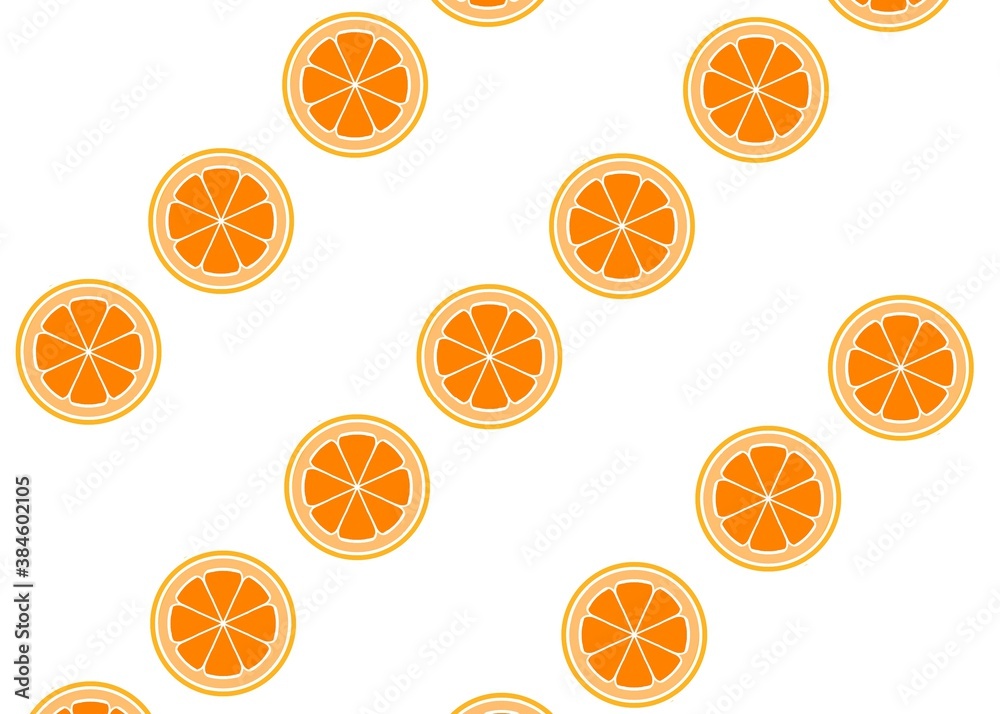seamless background with oranges seamless background with oranges