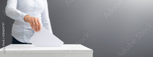 Photography The concept of free democratic vote elections.