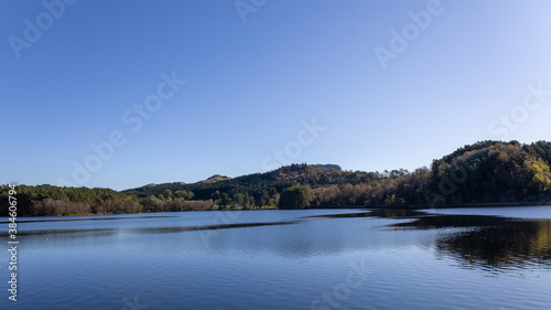 Wallpaper Mural panorama over lake and mountains Torontodigital.ca