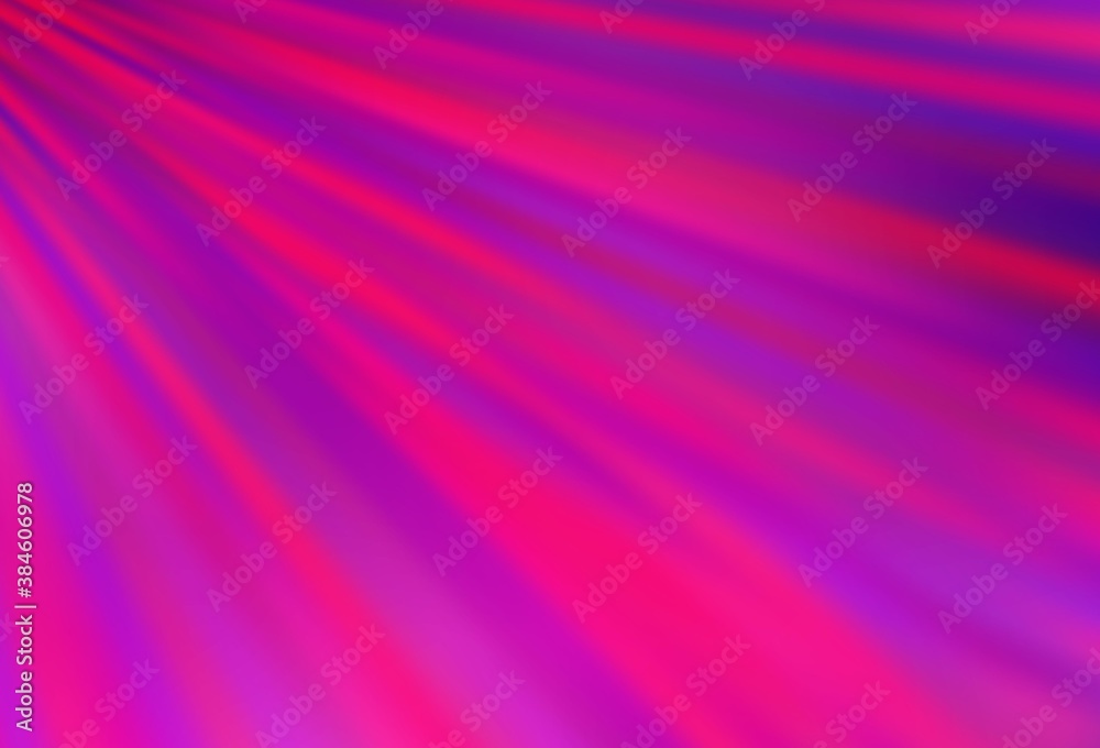 Fototapeta premium Light Pink vector backdrop with long lines.