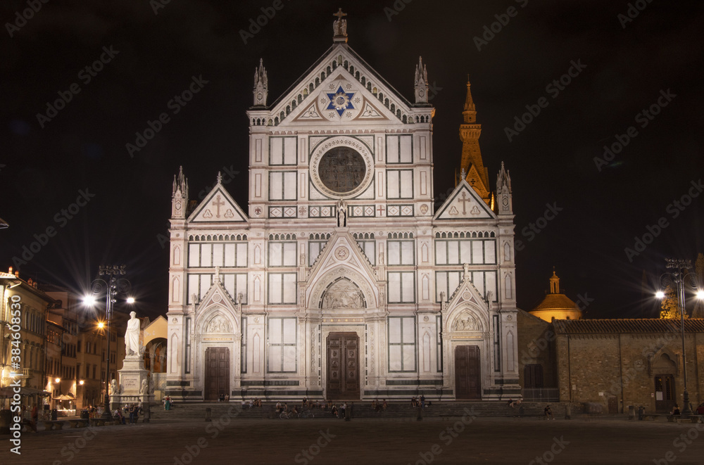 Santa Croce church in Florence, Tuscany, Italy.