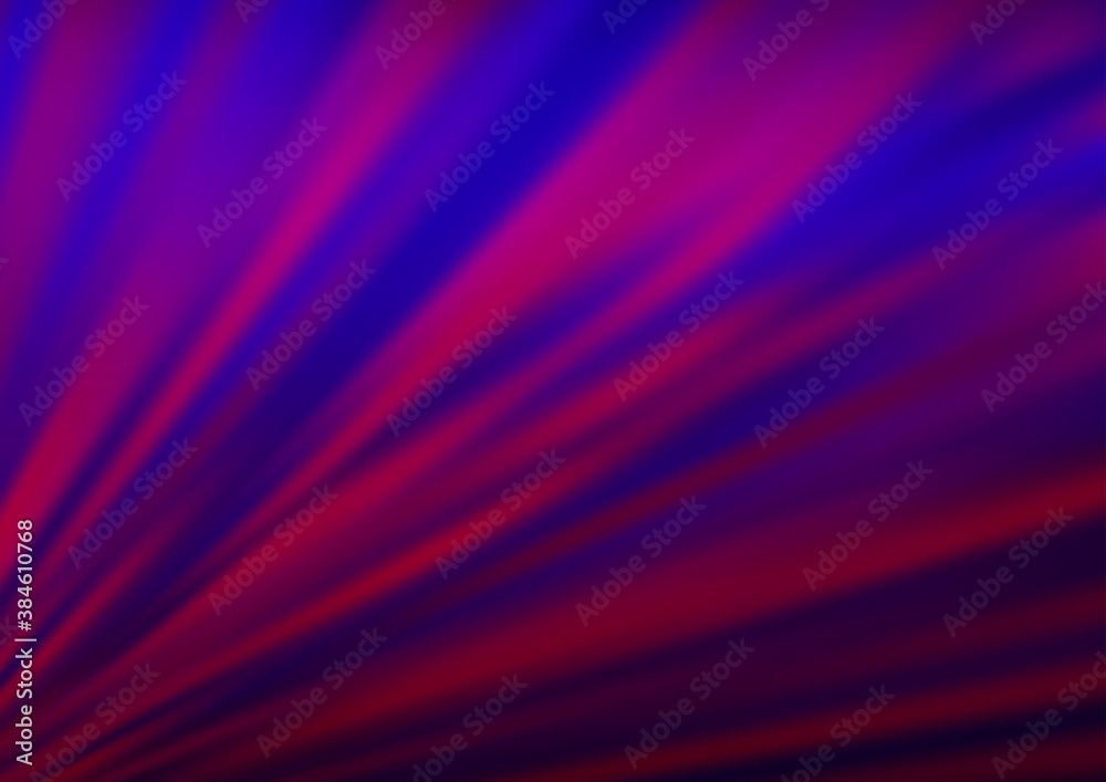 Fototapeta premium Light Purple vector blurred and colored template.