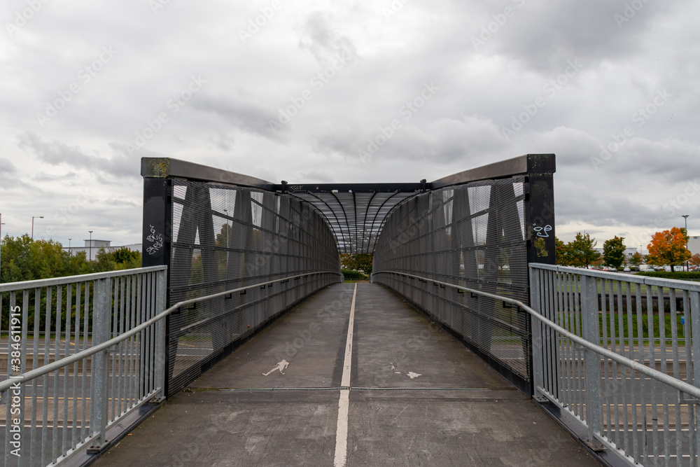 Pedestrian bridge in Dublin