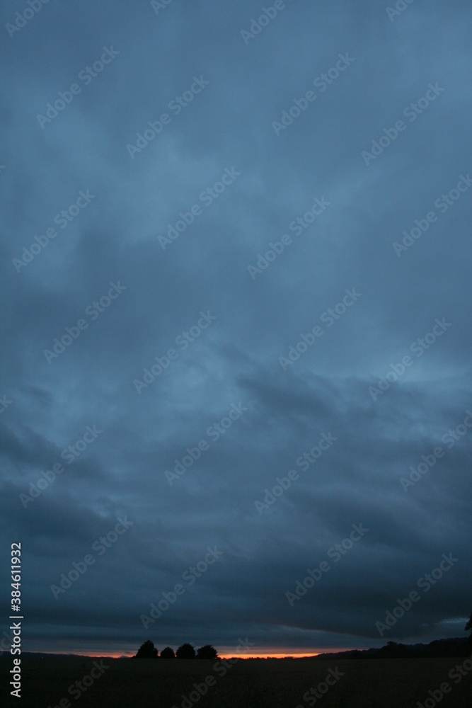 Fototapeta premium Storm sunset