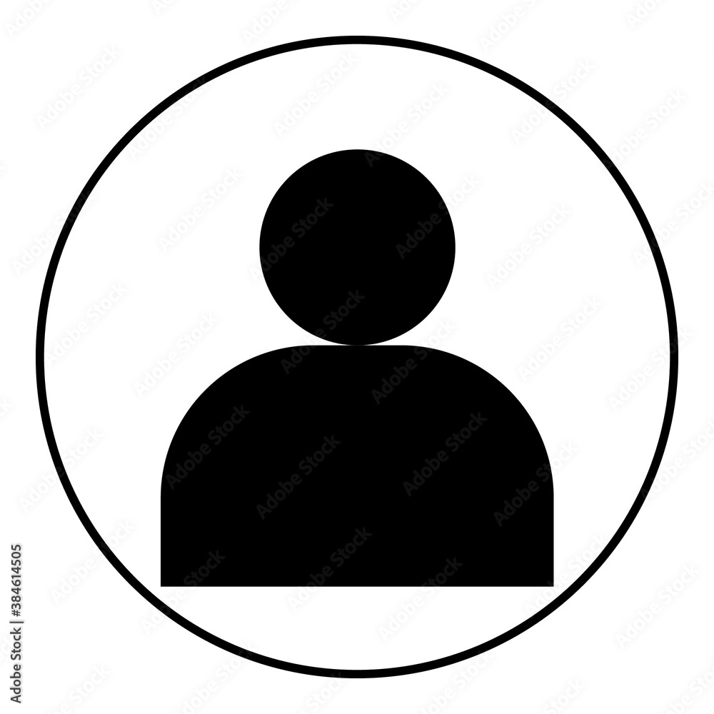 Man icon, vector illustration Man icon, vector illustration
