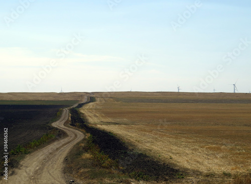 Autumn  landscape  road  movement