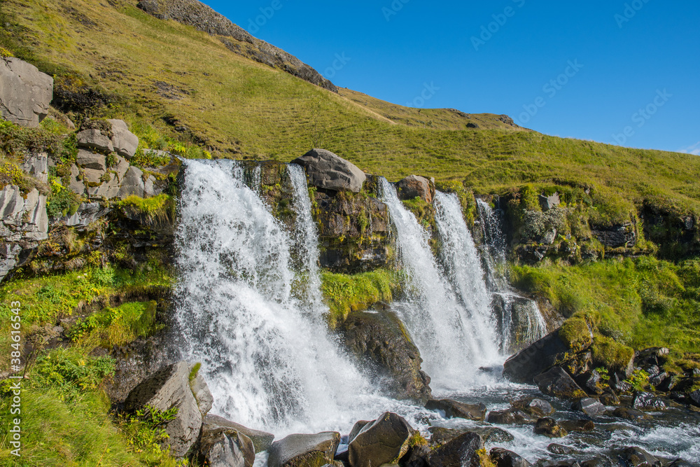 Obraz premium Gluggafoss waterfall in Fljotshlid in south Iceland