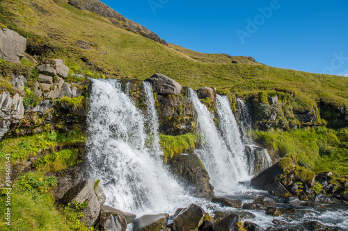 Gluggafoss waterfall in Fljotshlid in south Iceland © Gestur