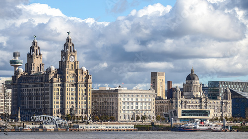 HDR of the Liverpool skyline