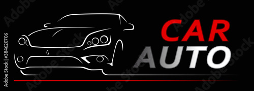 Car Logo Auto Abstract Lines Vector. Vector illustration