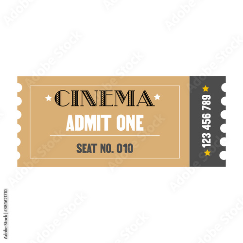 Retro ticket
