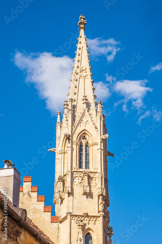 Photography The tower of Clarissine Klarisky Church and Monastery