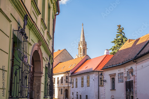 Canvas Print The tower of Clarissine Klarisky Church and Monastery