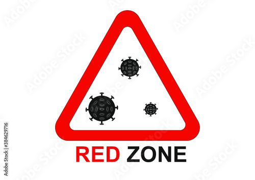 segnale stradale RED ZONE