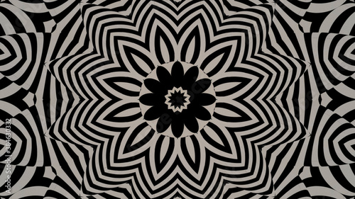 Abstract kaleidoscope background. Beautiful multicolor kaleidoscope texture. Unique kaleidoscope design.