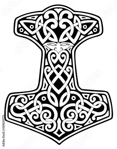 Fotografie Mjölnir, Thors Hammer