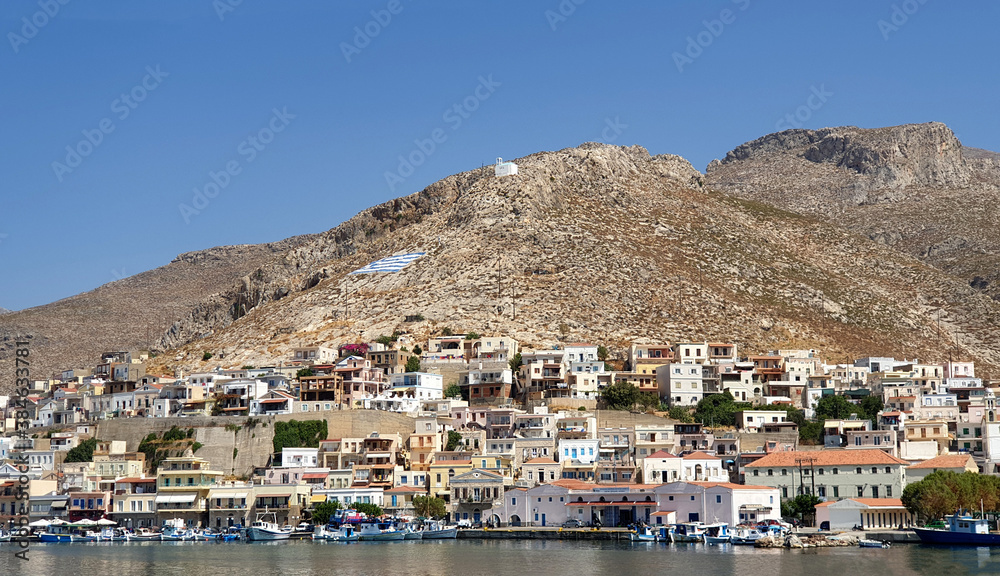 Kalymnos island in the Greek Dodecanese Islands.