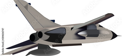 Air war aviation in tornado flight