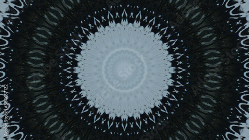 Abstract kaleidoscope background. Beautiful kaleidoscope pattern. Multicolor mosaic texture. Unique kaleidoscope design.
