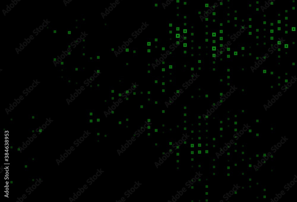 Dark Green, Red vector background in polygonal style.