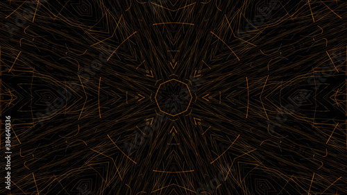 Abstract kaleidoscope background. Beautiful multicolor kaleidoscope texture. Unique kaleidoscope design.