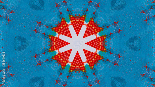 Abstract kaleidoscope background. Beautiful multicolor kaleidoscope texture. Unique kaleidoscope design.