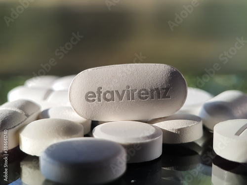Efavirenz Pill antiretroviral medication photo