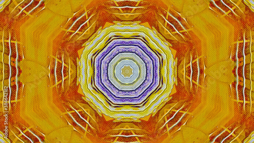 Abstract kaleidoscope background. Beautiful multicolor kaleidoscope texture. Unique kaleidoscope design.
